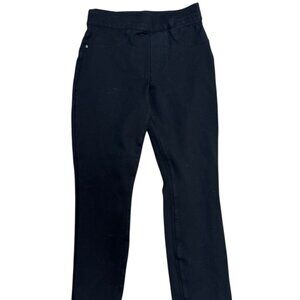 Spanx Black Skinny Ponte Leggings XS Petite Pull On Stretch Pants - GUC